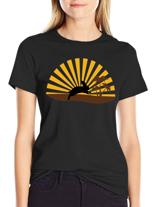 Island Sunset Rabbit T-Shirt