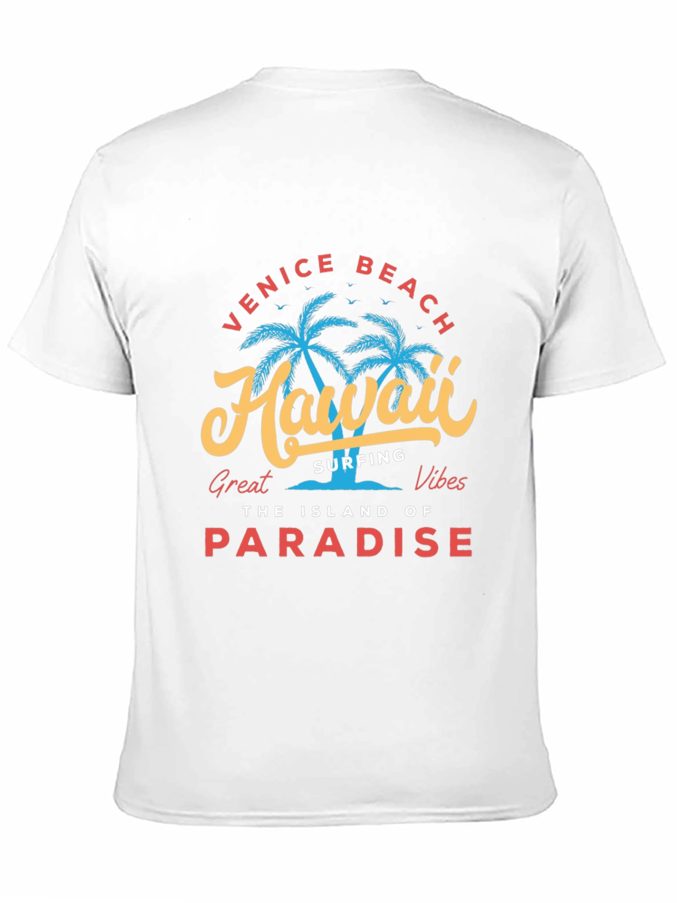 Venice Beach Hawaii Paradise Graphic T-Shirt
