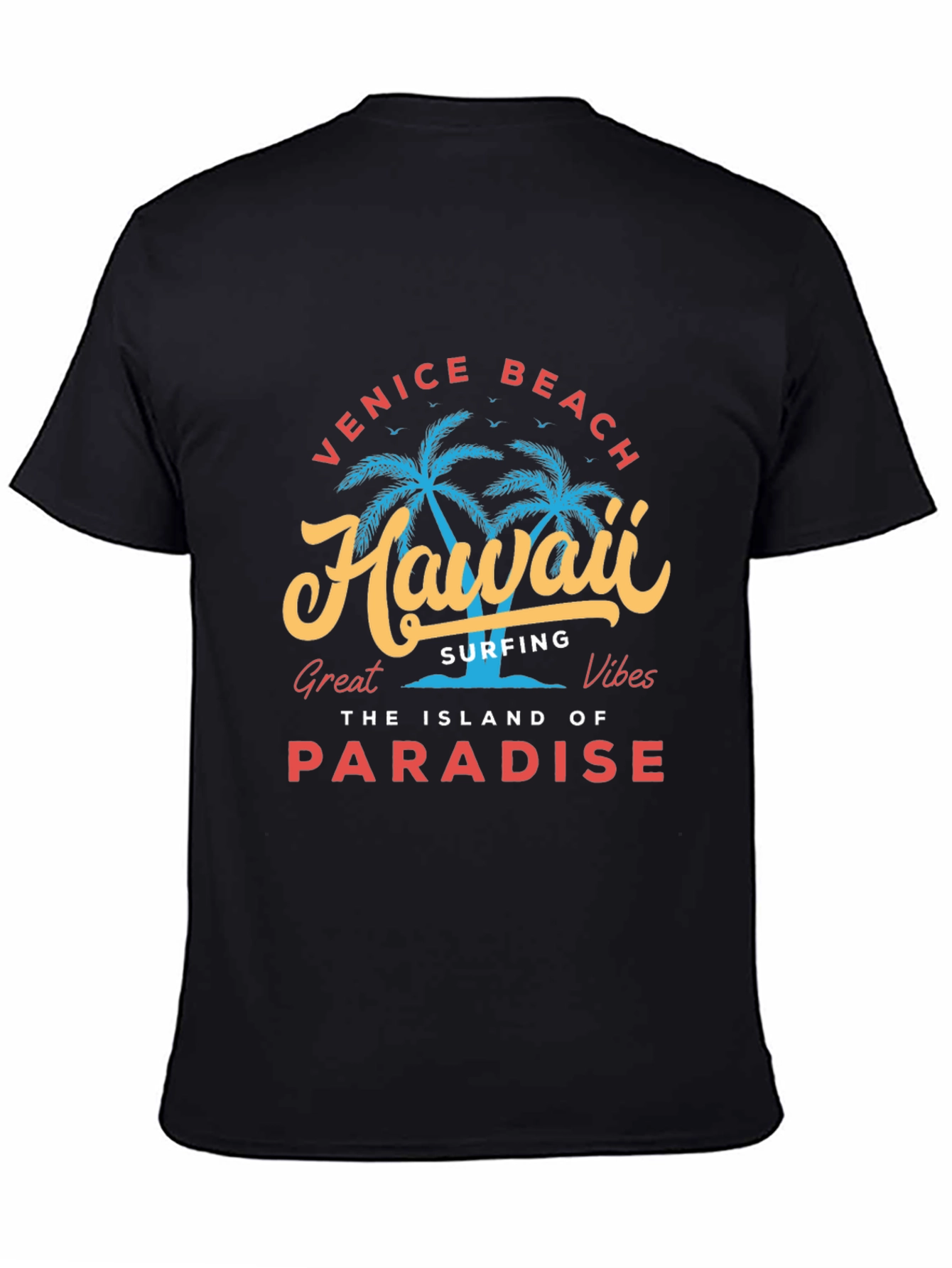 Venice Beach Hawaii Paradise Graphic T-Shirt