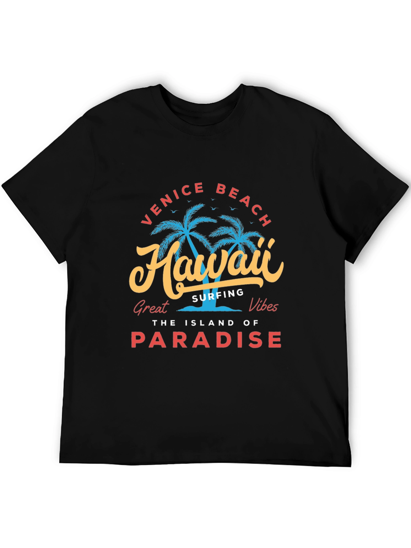 Venice Beach Hawaii Paradise Graphic T-Shirt