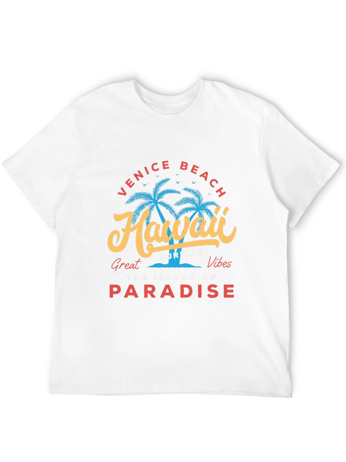 Venice Beach Hawaii Paradise Graphic T-Shirt