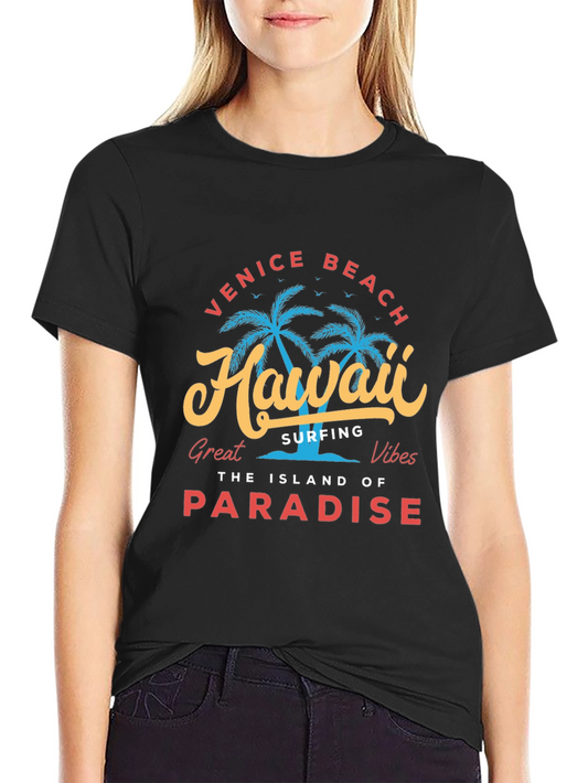 Venice Beach Hawaii Paradise Graphic T-Shirt