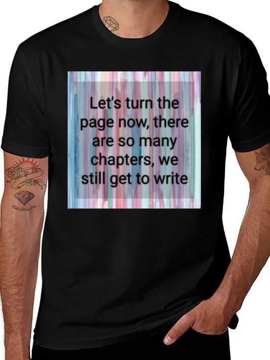 Inspirational T-Shirt: Lets Turn The Page