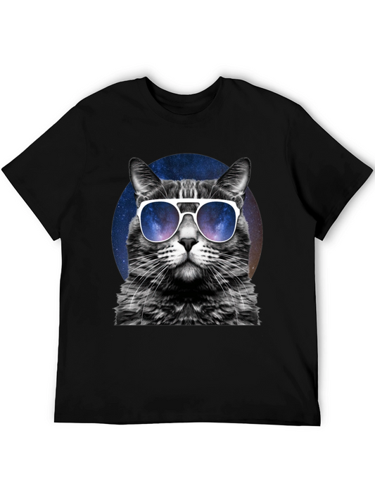 Cool Cat T-Shirt - Galaxy Shades