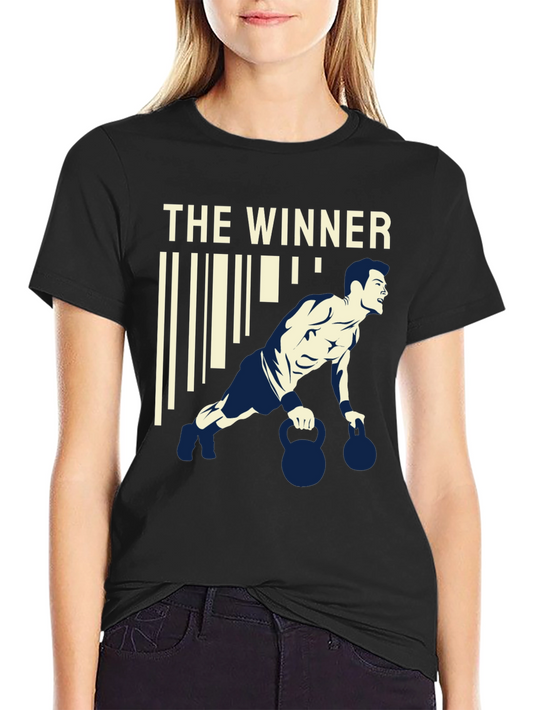 The Winner Graphic T-Shirt Gym Workout Apparel