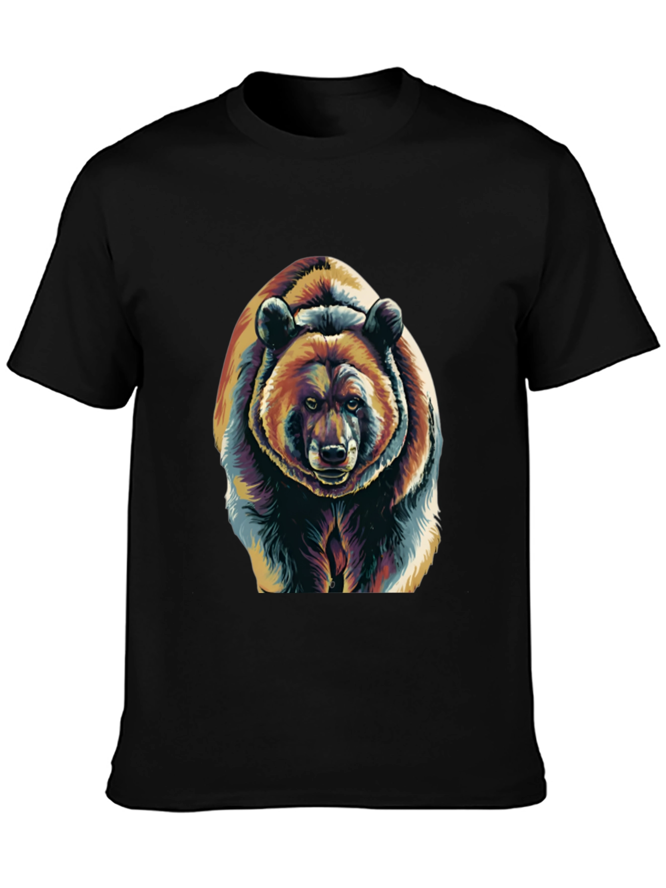 Cool Bear Graphic Tee - Unisex Black T-Shirt