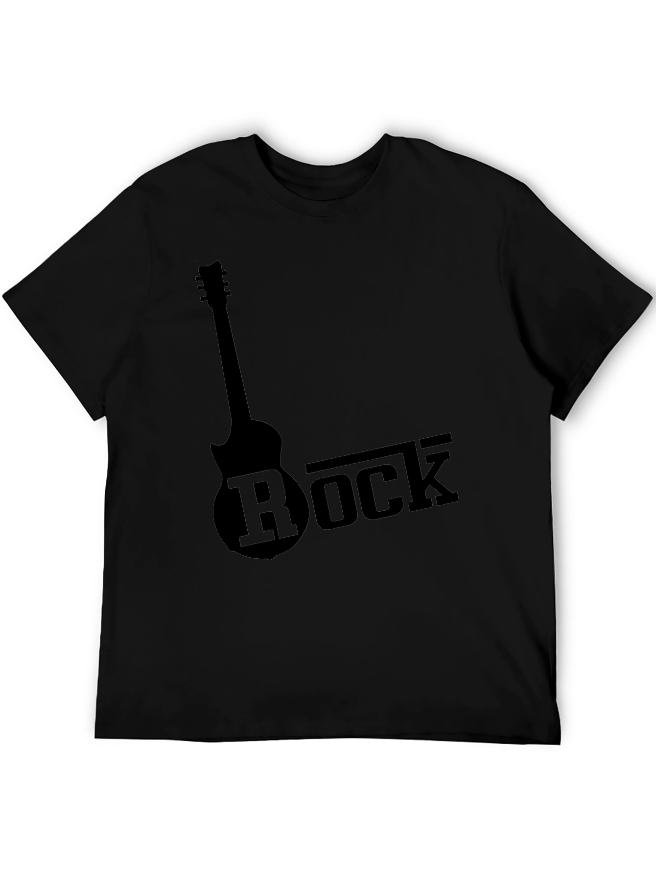 Rock Guitar Black T-Shirt