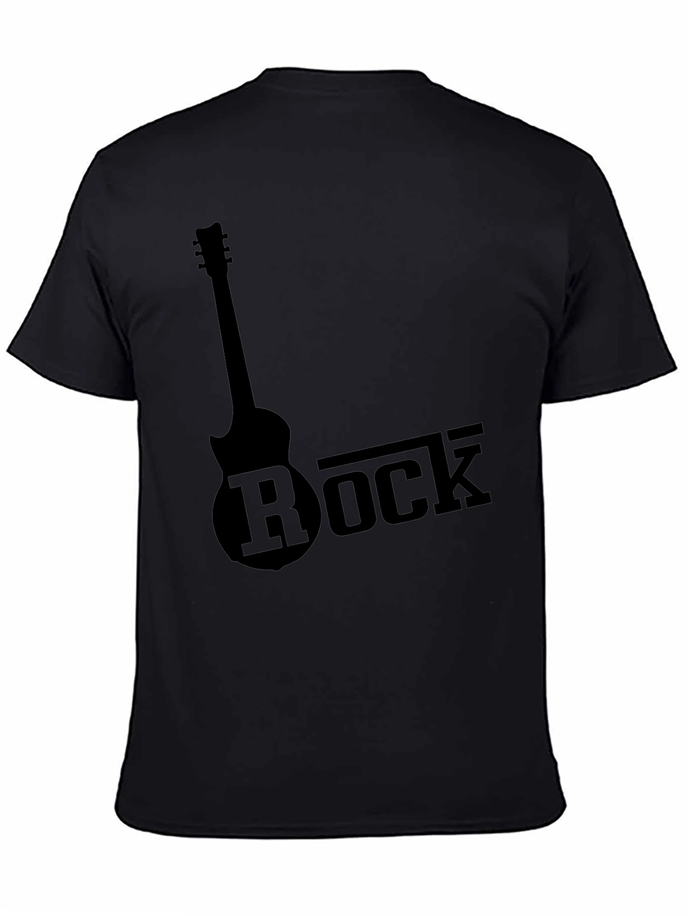 Rock Guitar Black T-Shirt