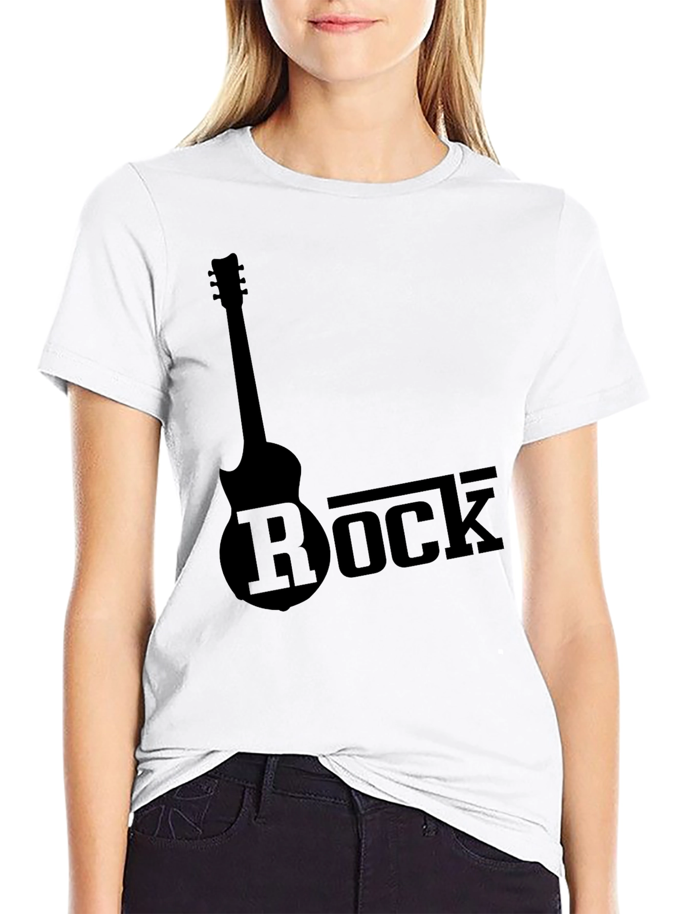 Rock Guitar Black T-Shirt