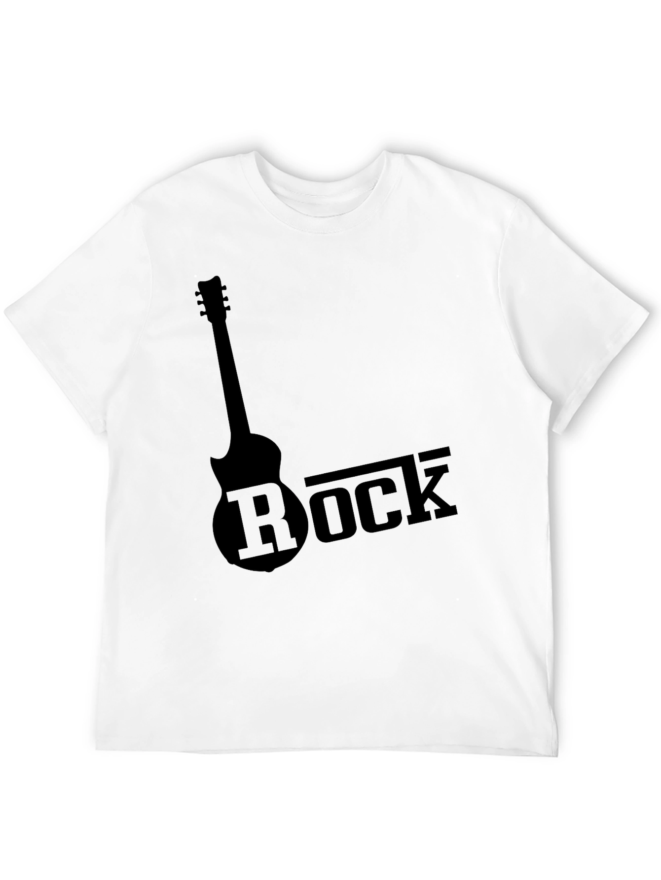 Rock Guitar Black T-Shirt