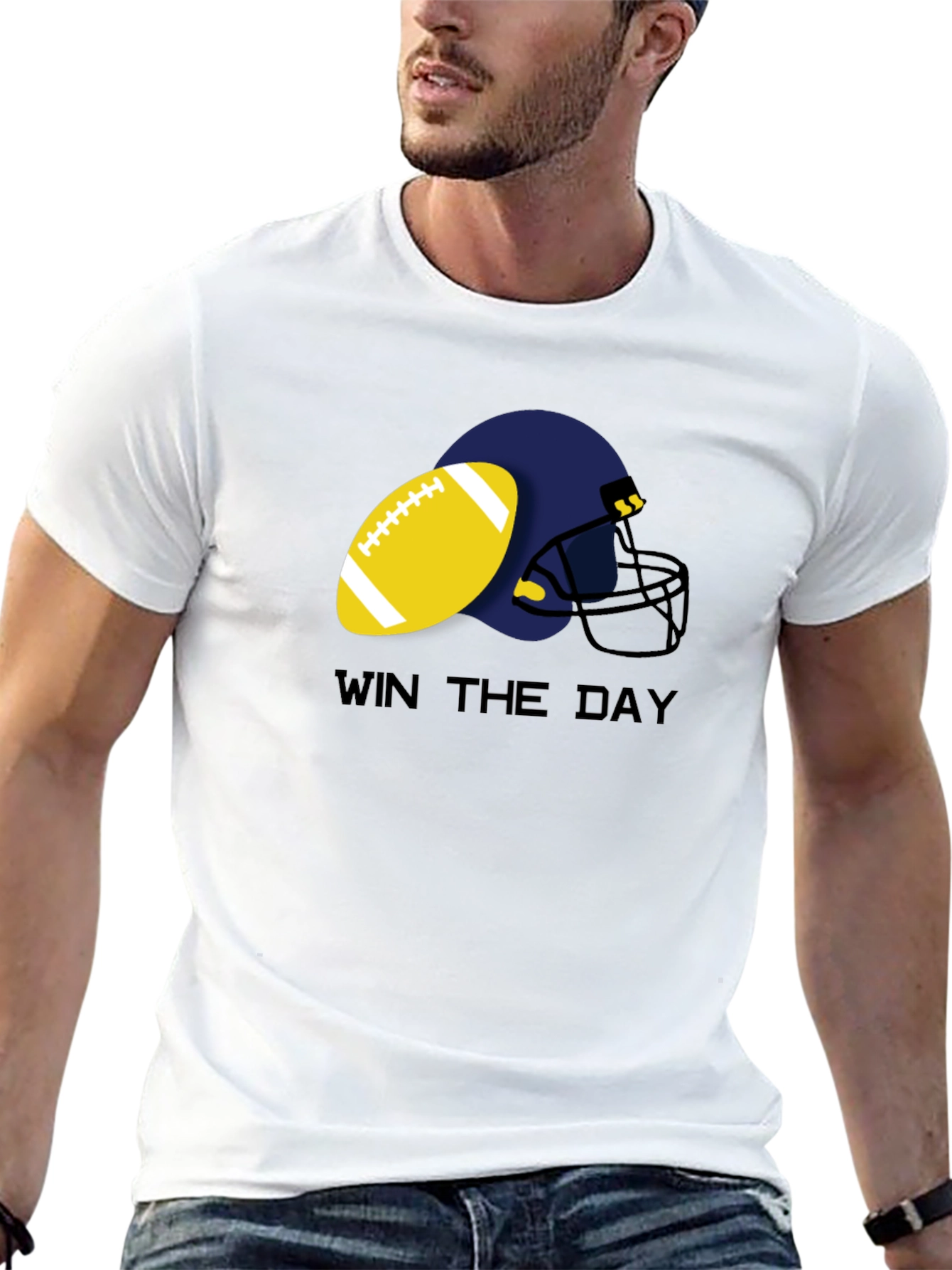 Win the Day Football T-Shirt