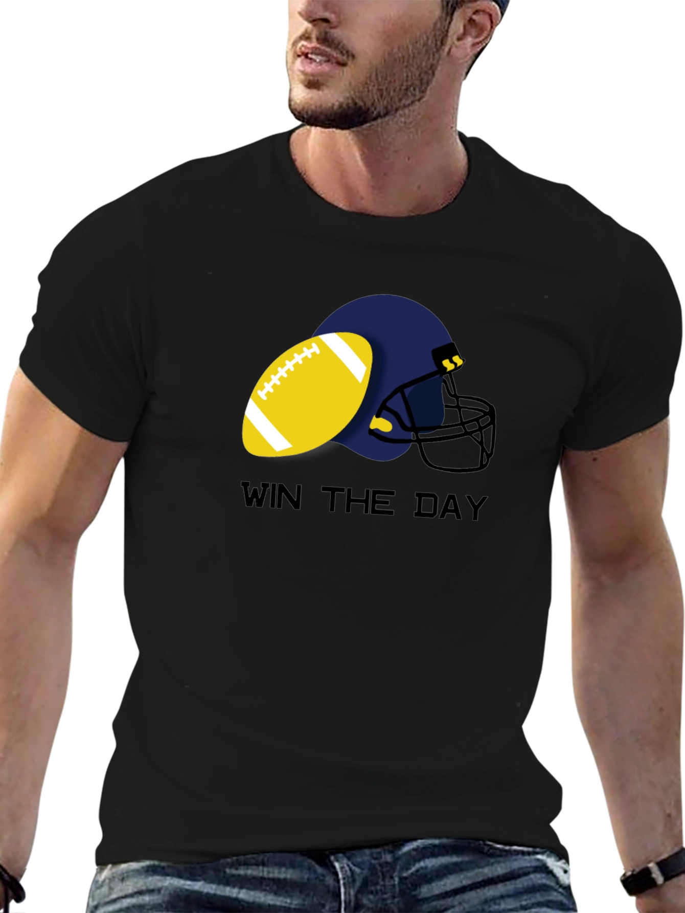 Win the Day Football T-Shirt