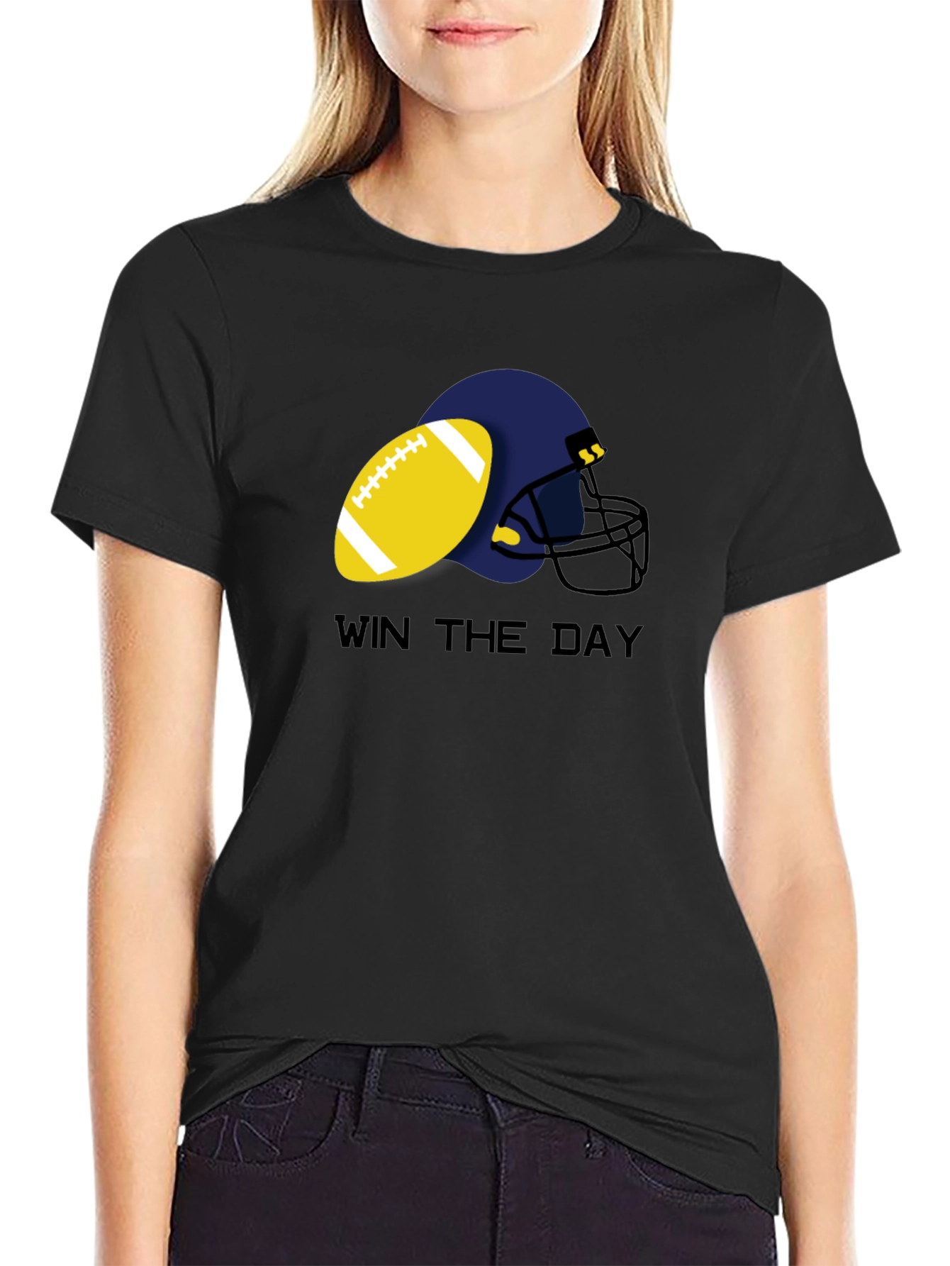 Win the Day Football T-Shirt