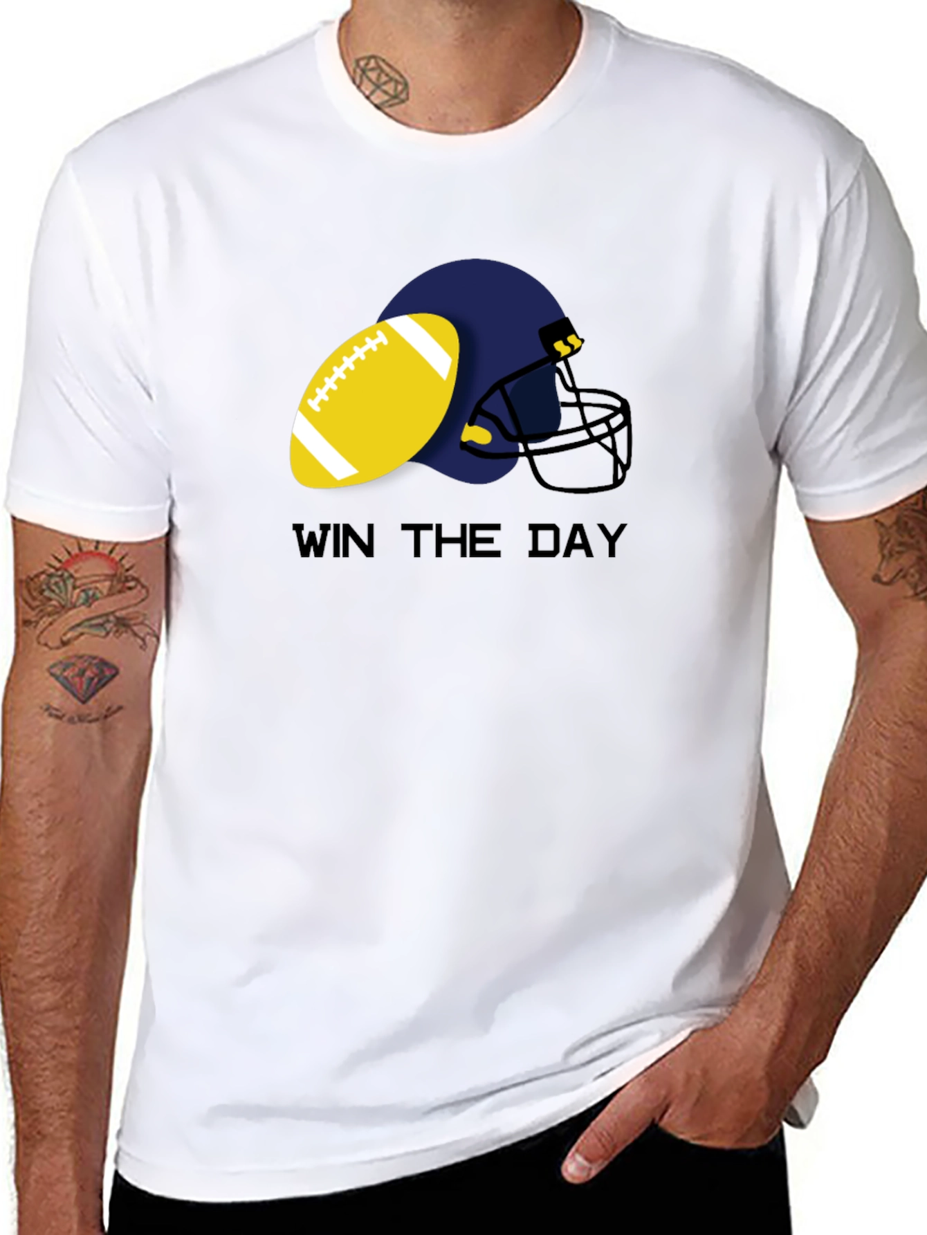 Win the Day Football T-Shirt