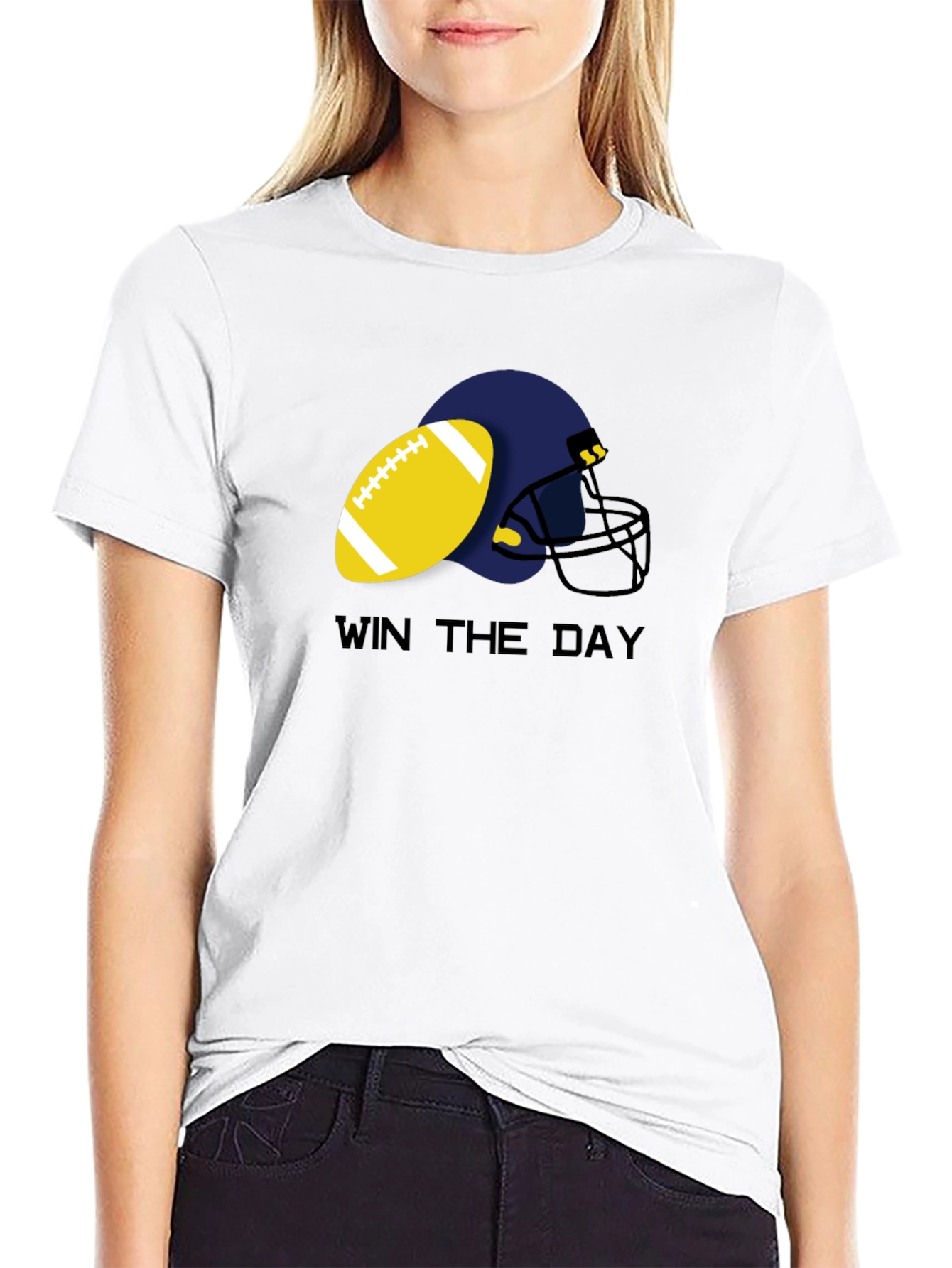 Win the Day Football T-Shirt