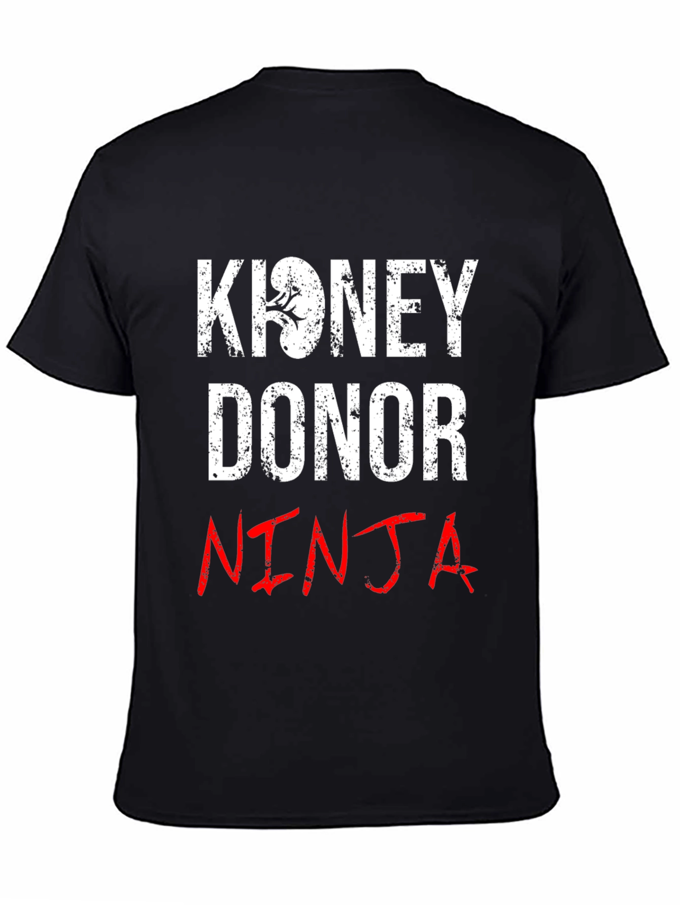 Kidney Donor Ninja Graphic Tee - Black