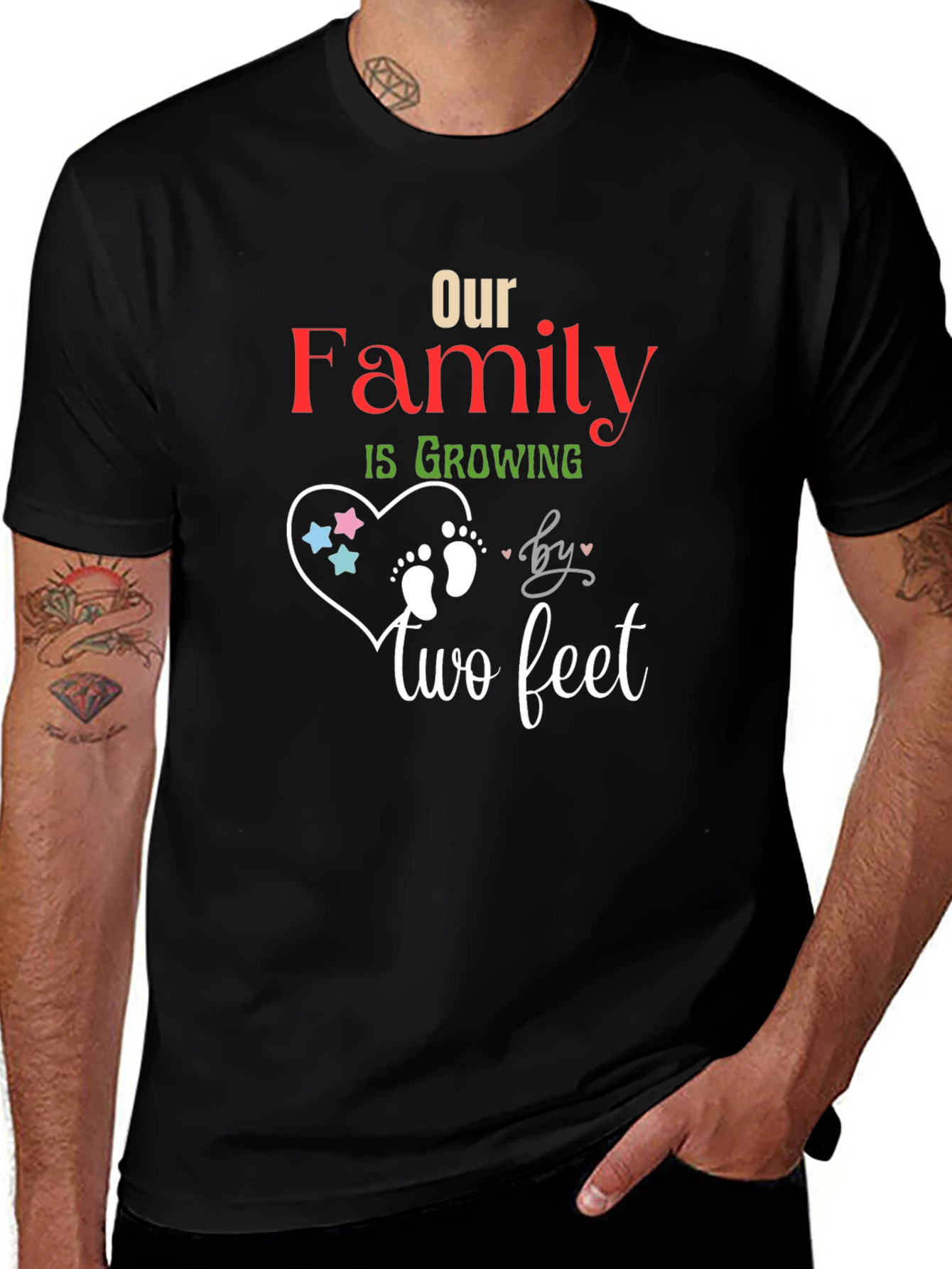 Our Family is Growing Pregnancy Announcement T-Shirt