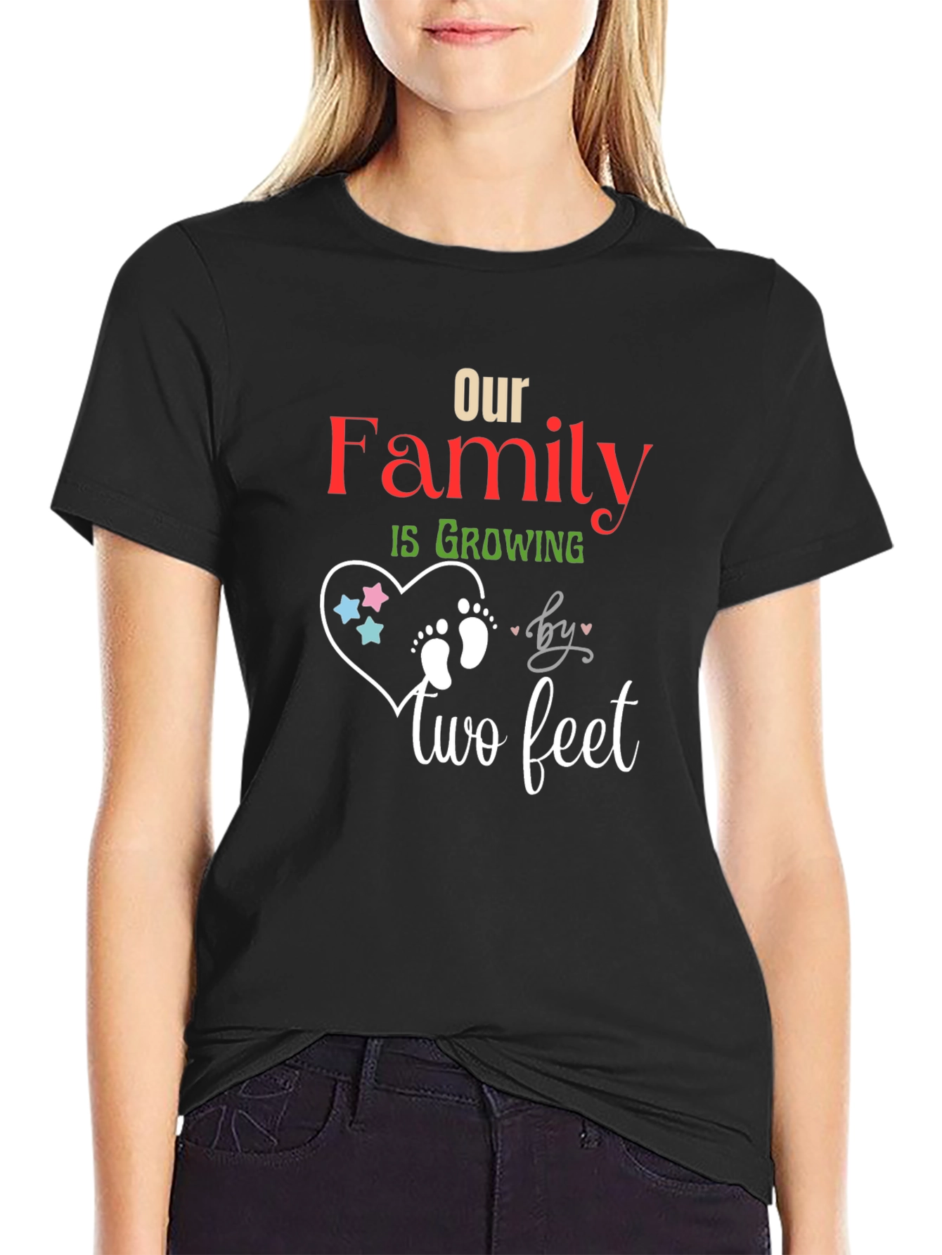 Our Family is Growing Pregnancy Announcement T-Shirt