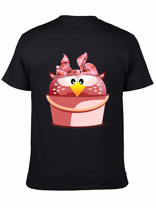 Cute Owl in Bucket Graphic Tee