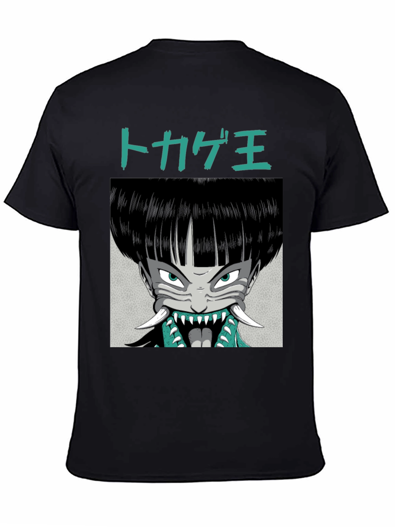 Anime Graphic T-Shirt - Japanese Demon Design