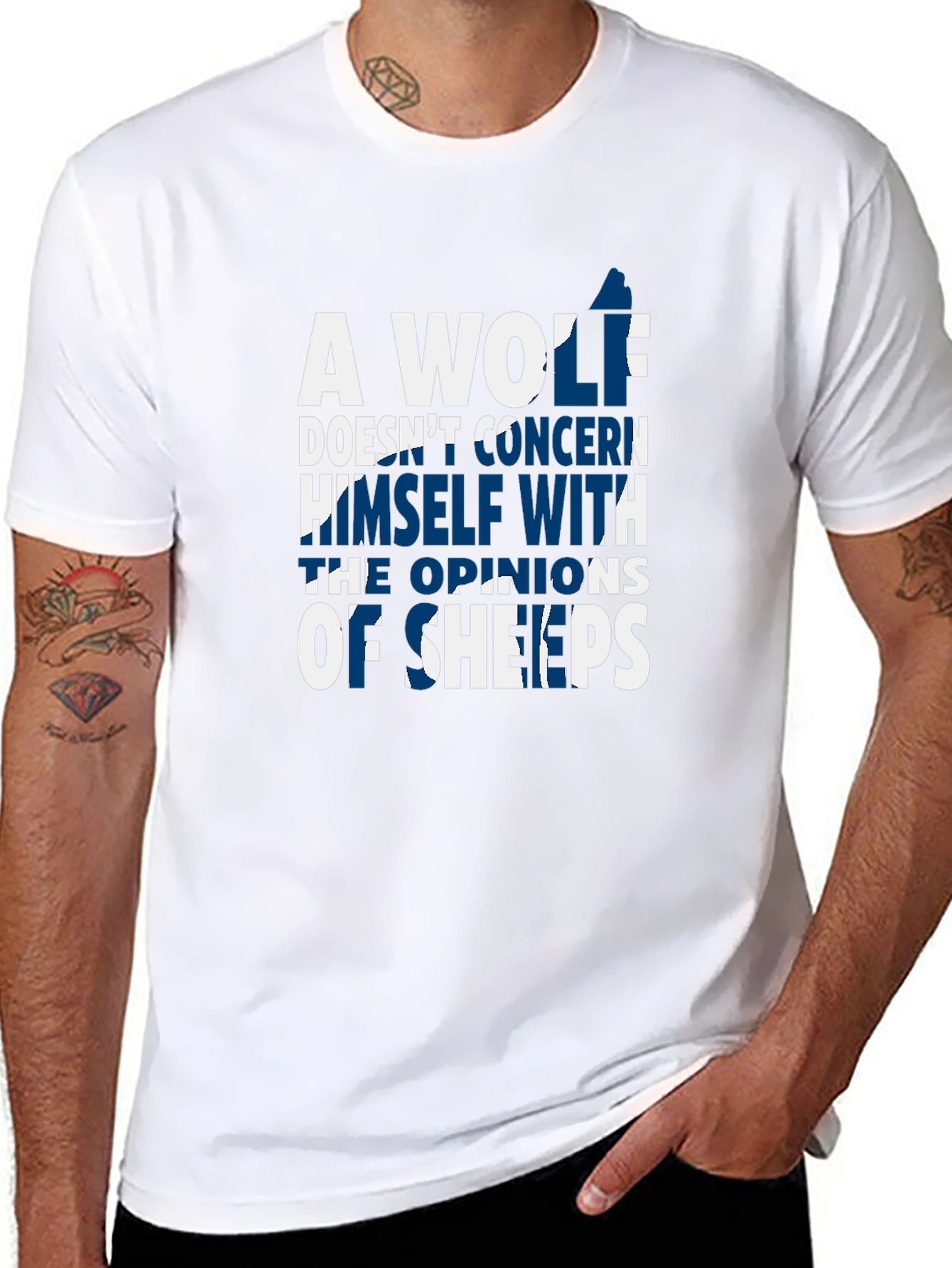 A Wolf Doesnt Concern Himself T-Shirt