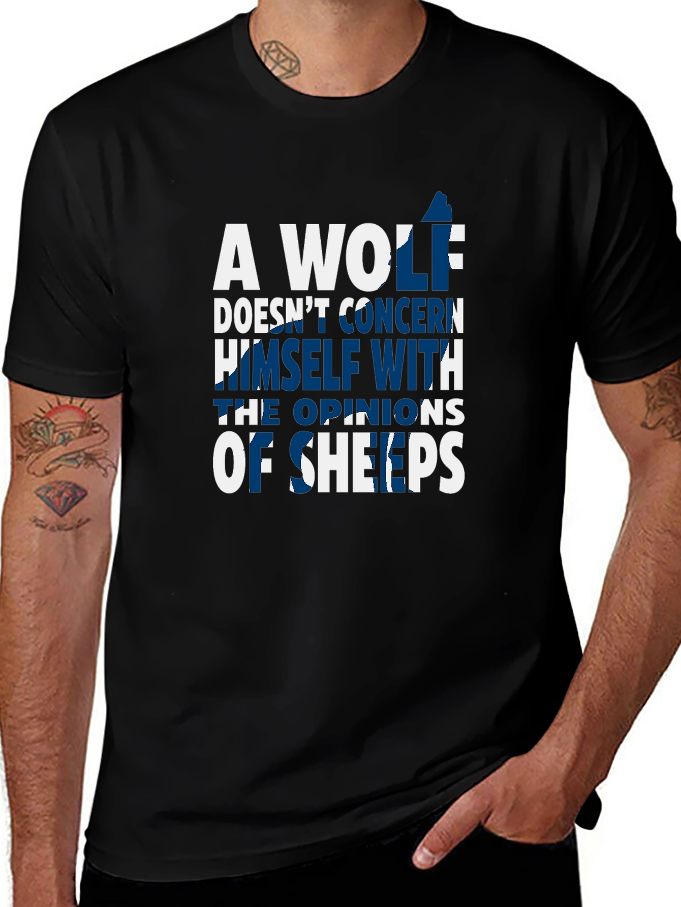 A Wolf Doesnt Concern Himself T-Shirt