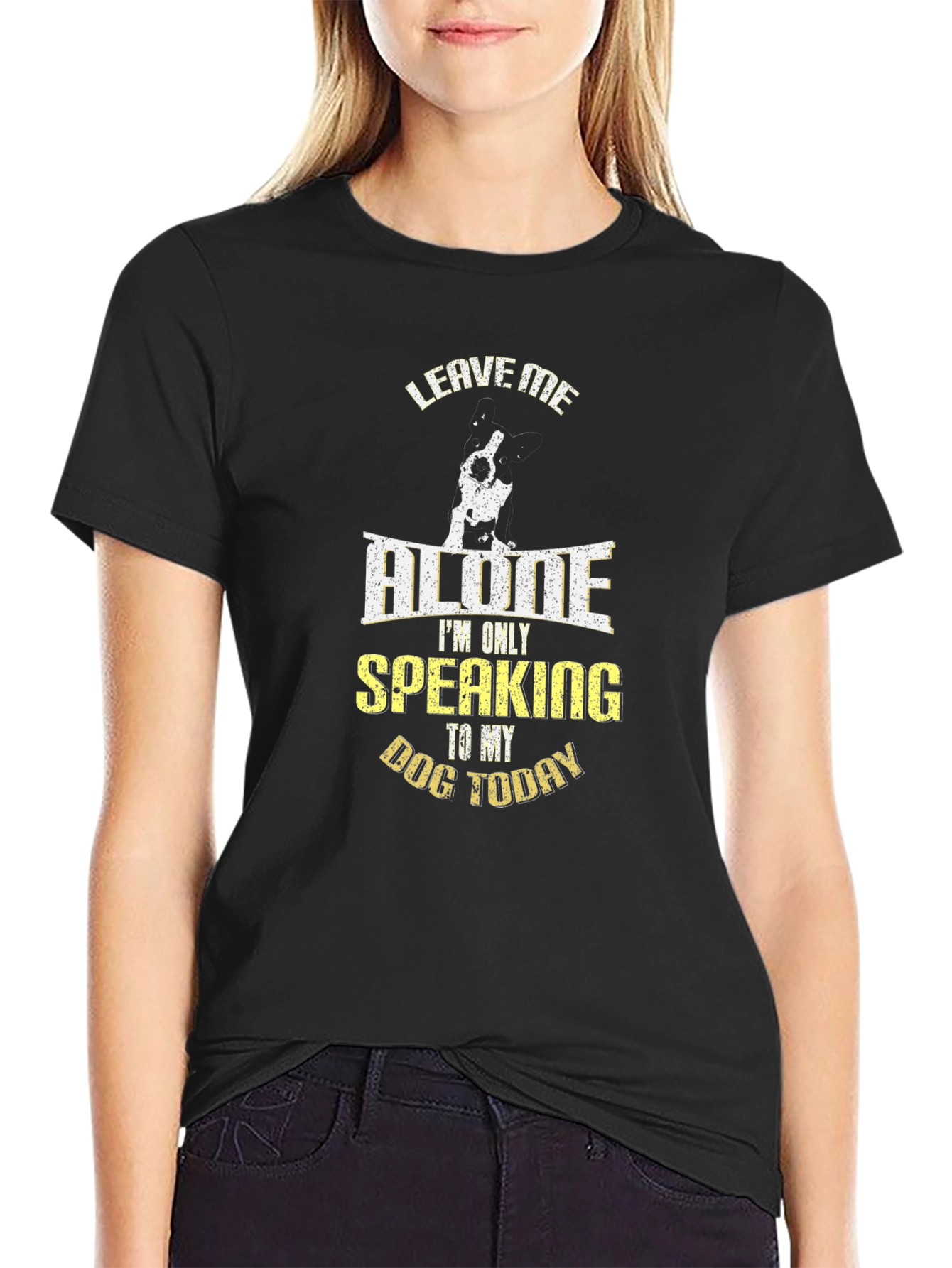 Leave Me Alone Dog T-Shirt