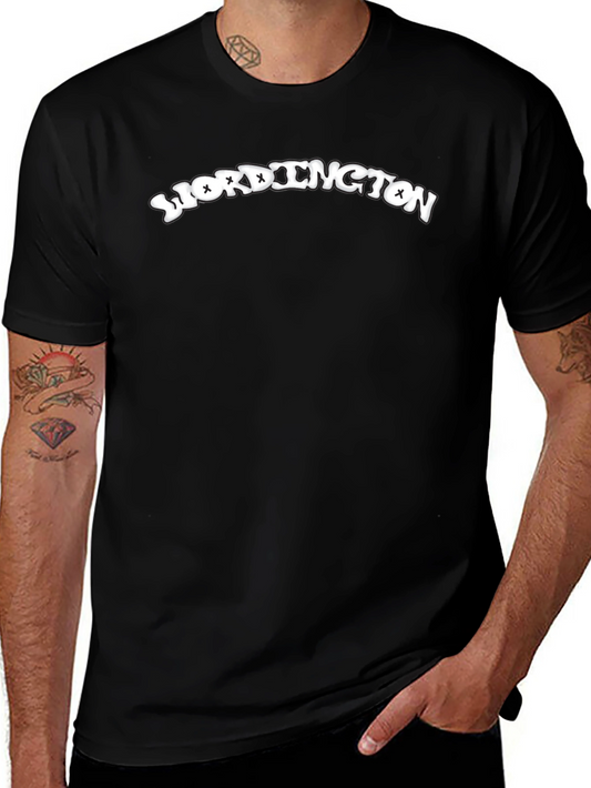 Wordington Black Graphic Tee