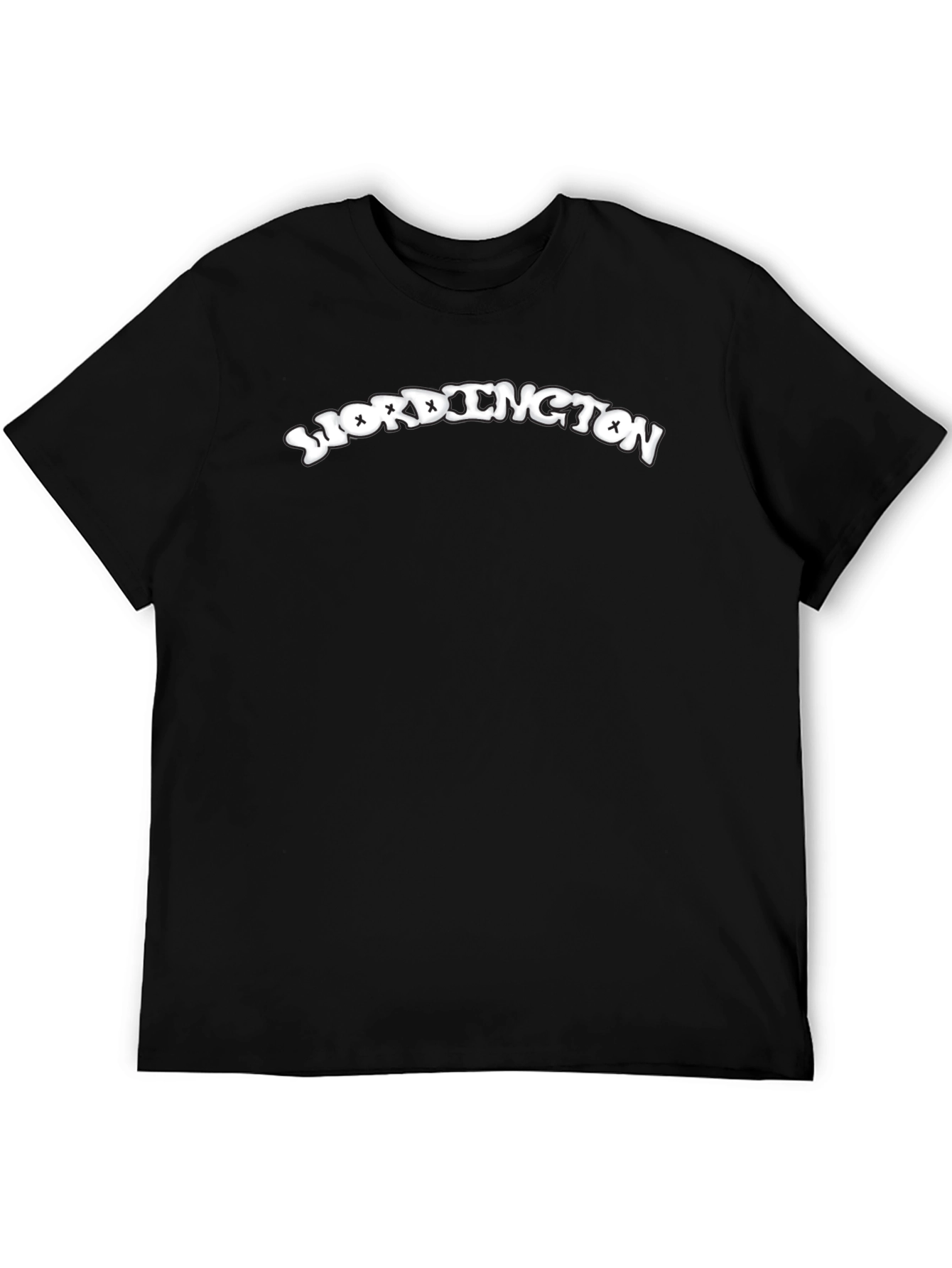 Wordington Black Graphic Tee