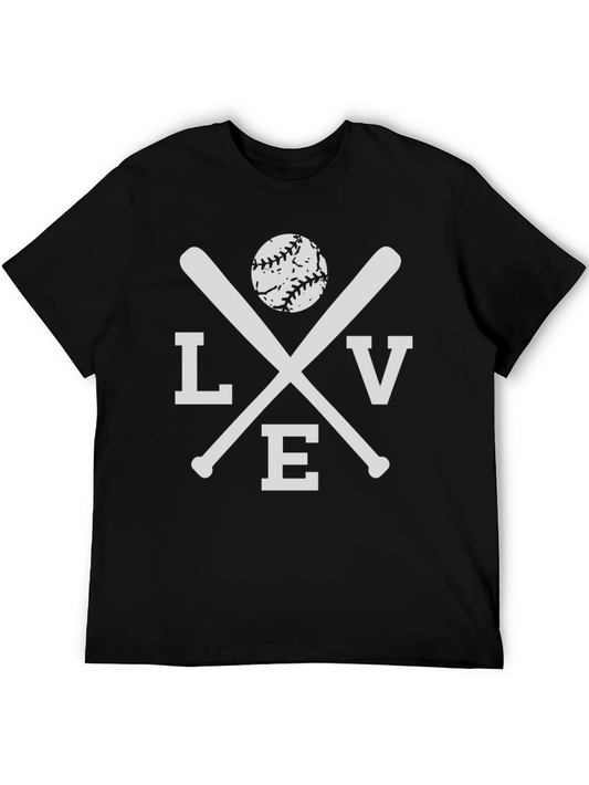 Baseball Love Graphic Tee - Stylish Baseball Fan T-Shirt