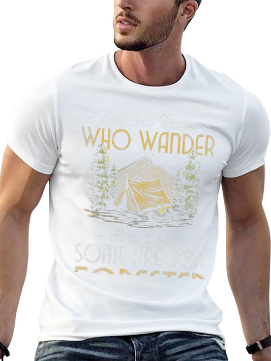 Wanderer Graphic Tee - Not All Those Who Wander Are Lost