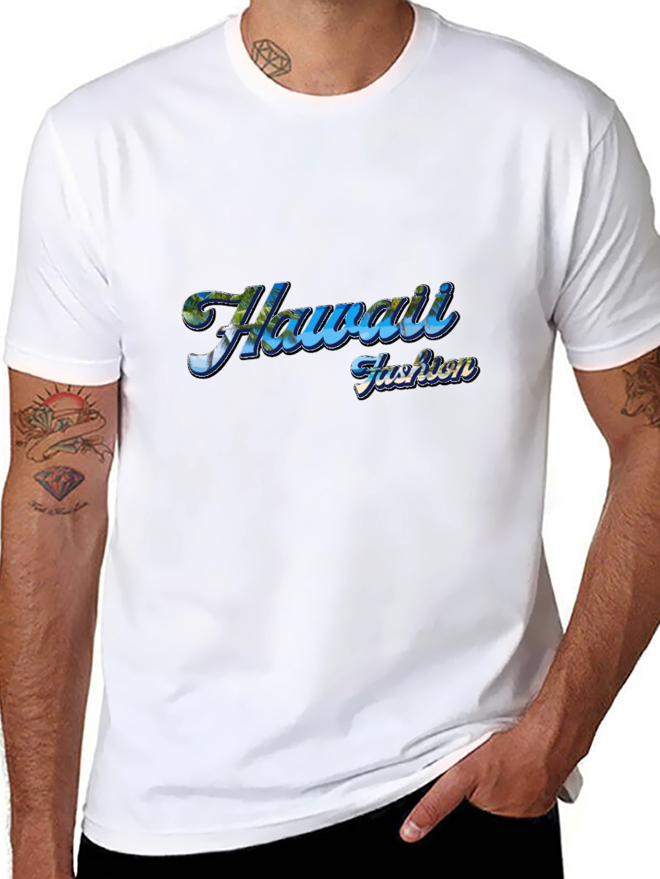 Hawaii Fashion Graphic Tee - Island Style T-Shirt