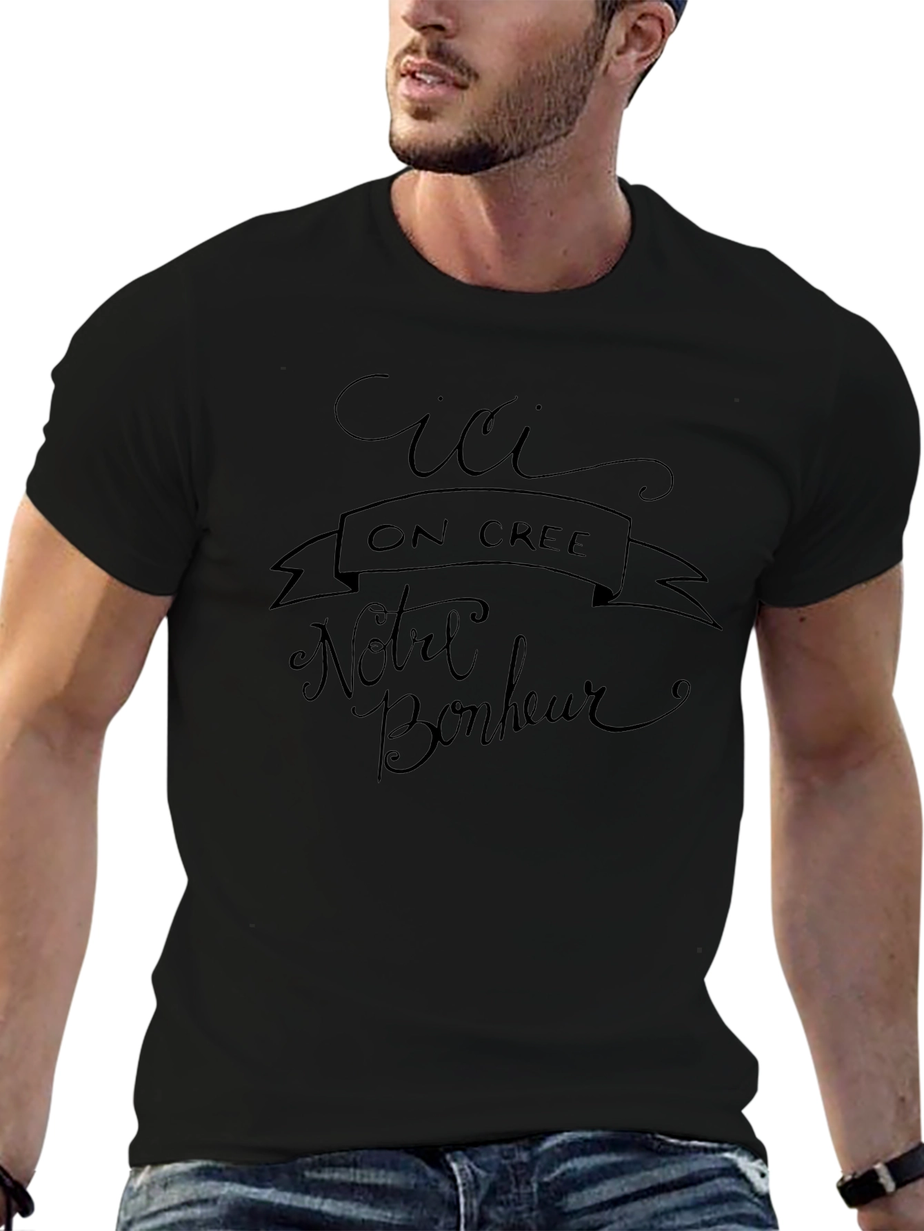 Cici On Cree T-Shirt -  French Slogan Tee