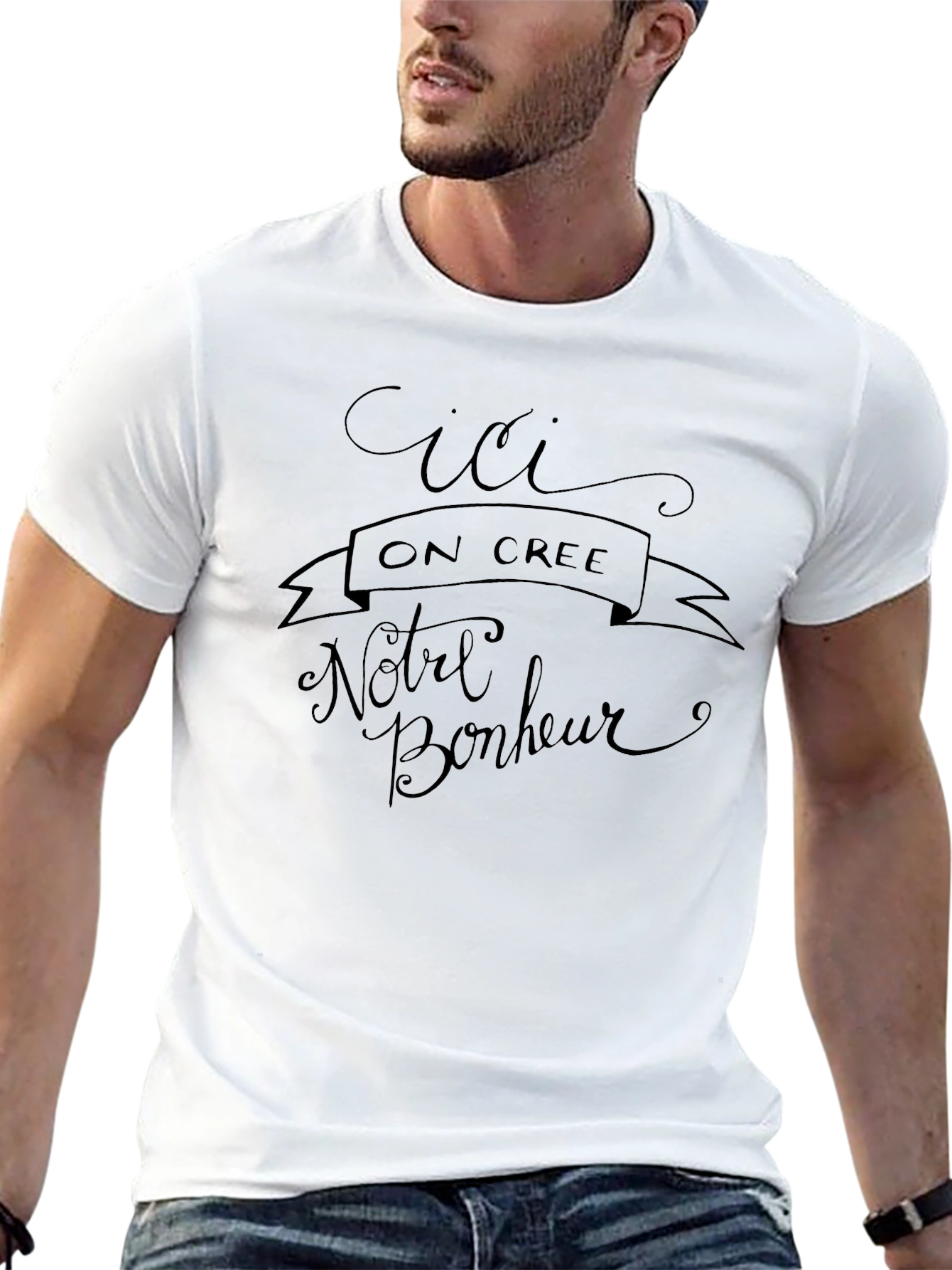 Cici On Cree T-Shirt -  French Slogan Tee