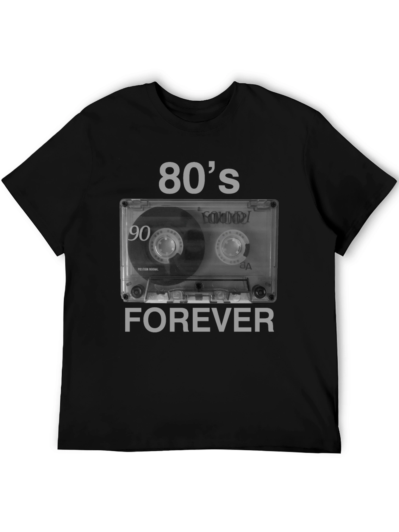Retro 80s Cassette Tape Forever Graphic T-Shirt