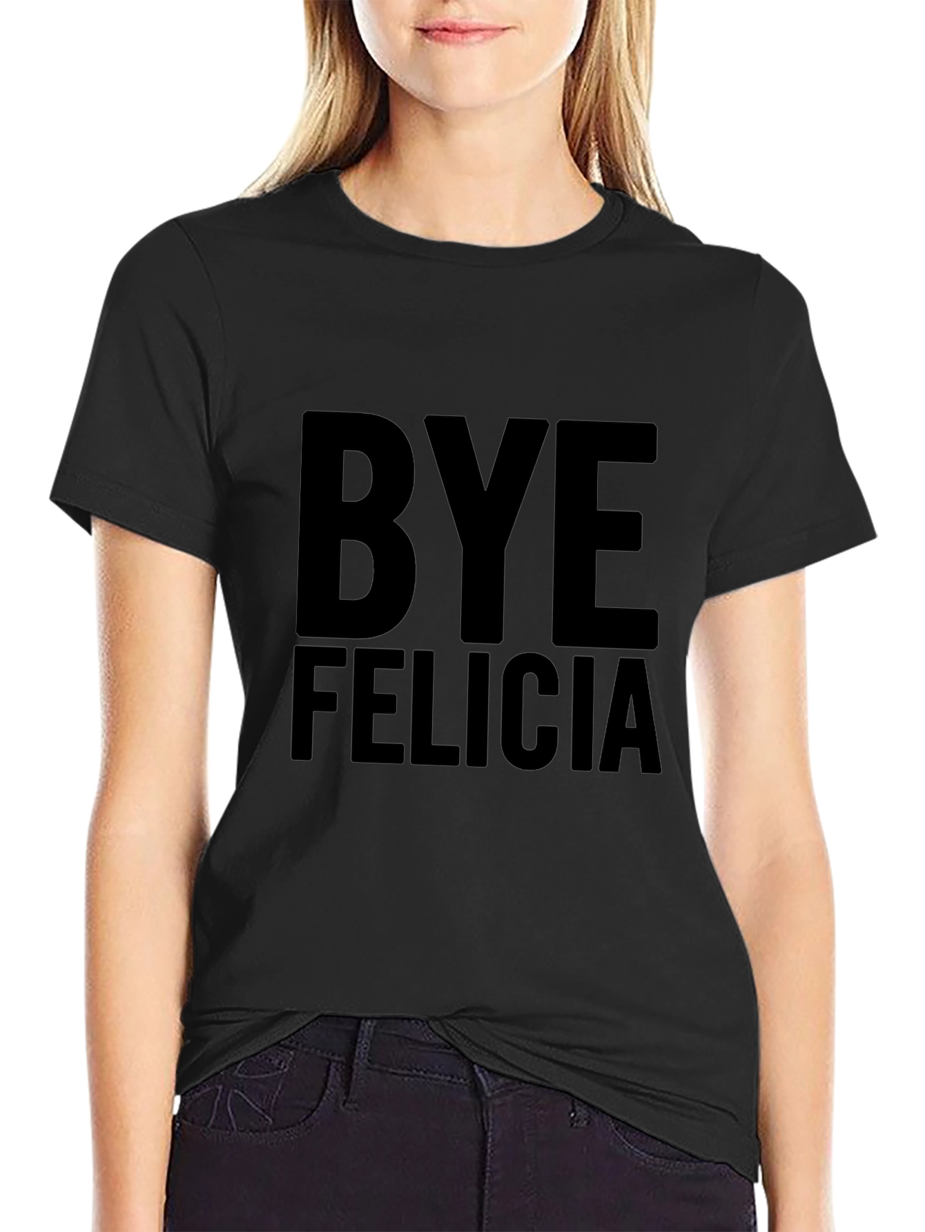 Bye Felicia Graphic Tee - Black T-Shirt