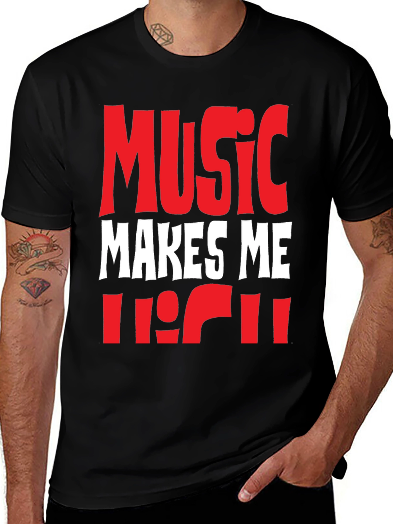 Music Makes Me High Graphic Tee