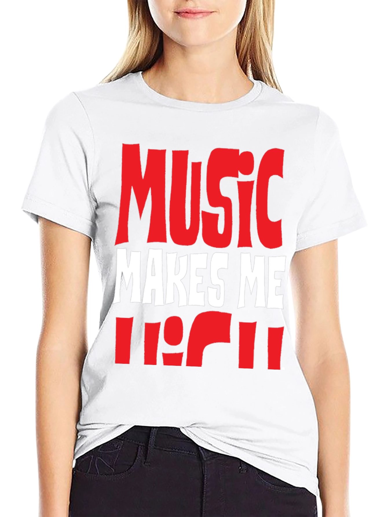 Music Makes Me High Graphic Tee