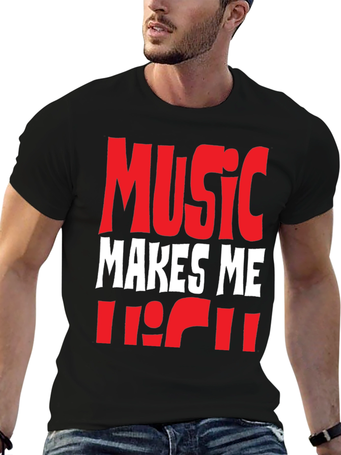 Music Makes Me High Graphic Tee