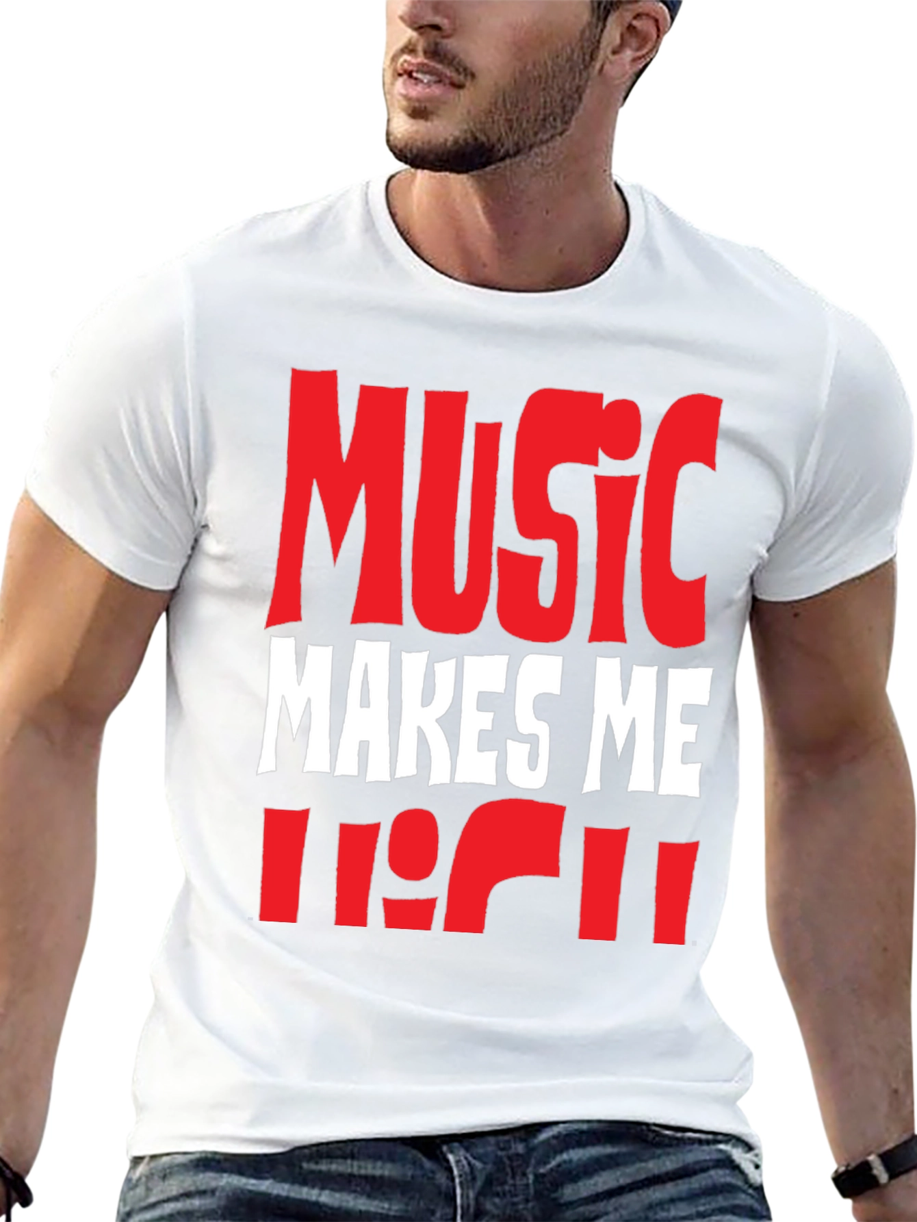 Music Makes Me High Graphic Tee