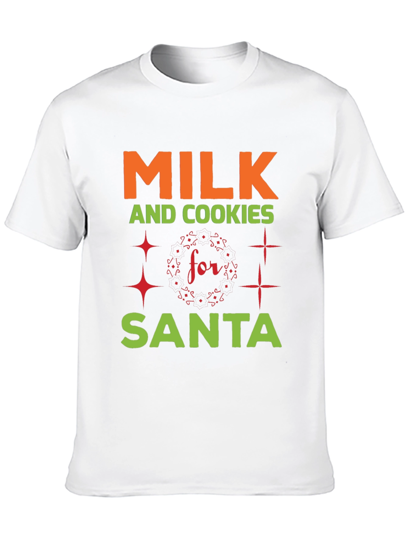Milk and Cookies for Santa T-Shirt