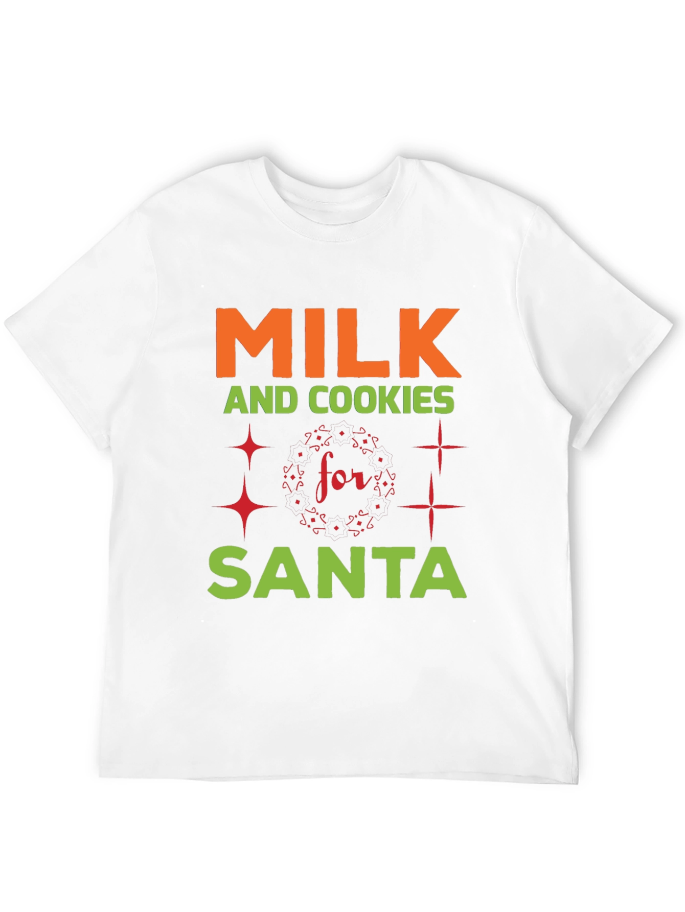 Milk and Cookies for Santa T-Shirt