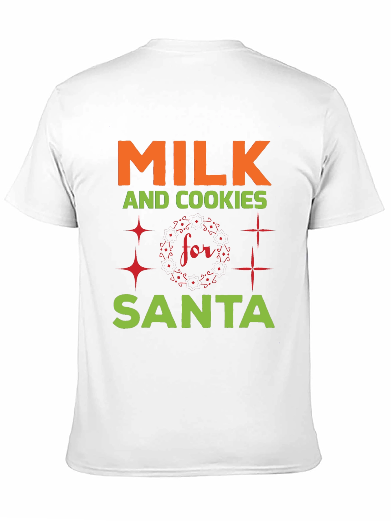 Milk and Cookies for Santa T-Shirt