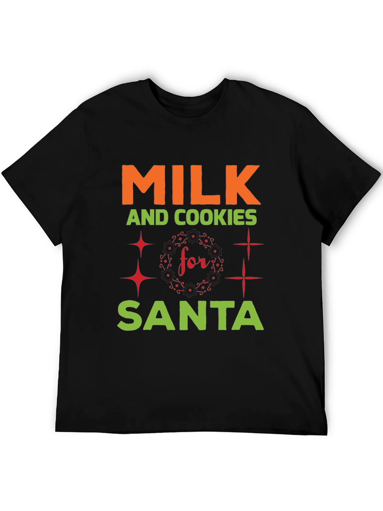 Milk and Cookies for Santa T-Shirt