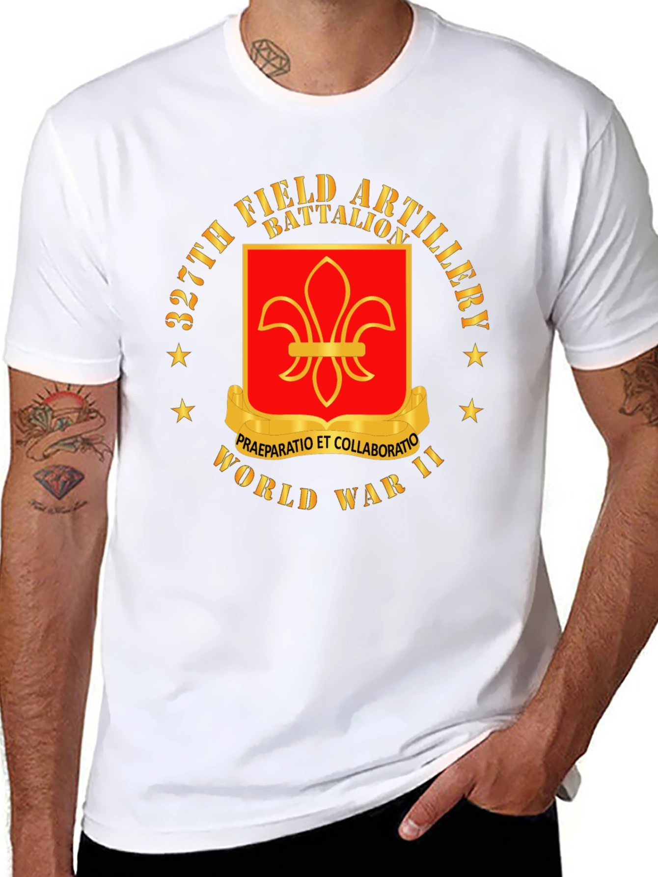 327th Field Artillery Battalion World War II T-Shirt