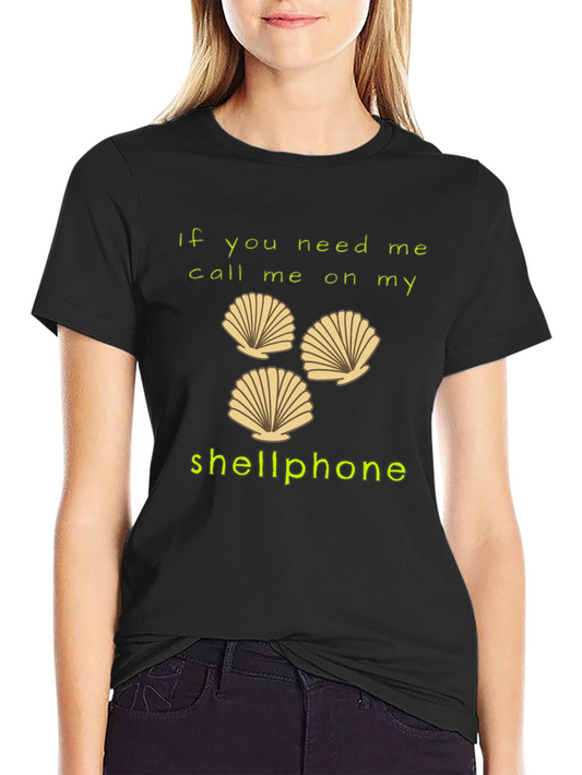 Shellphone T-Shirt - Funny Beach Humor Tee