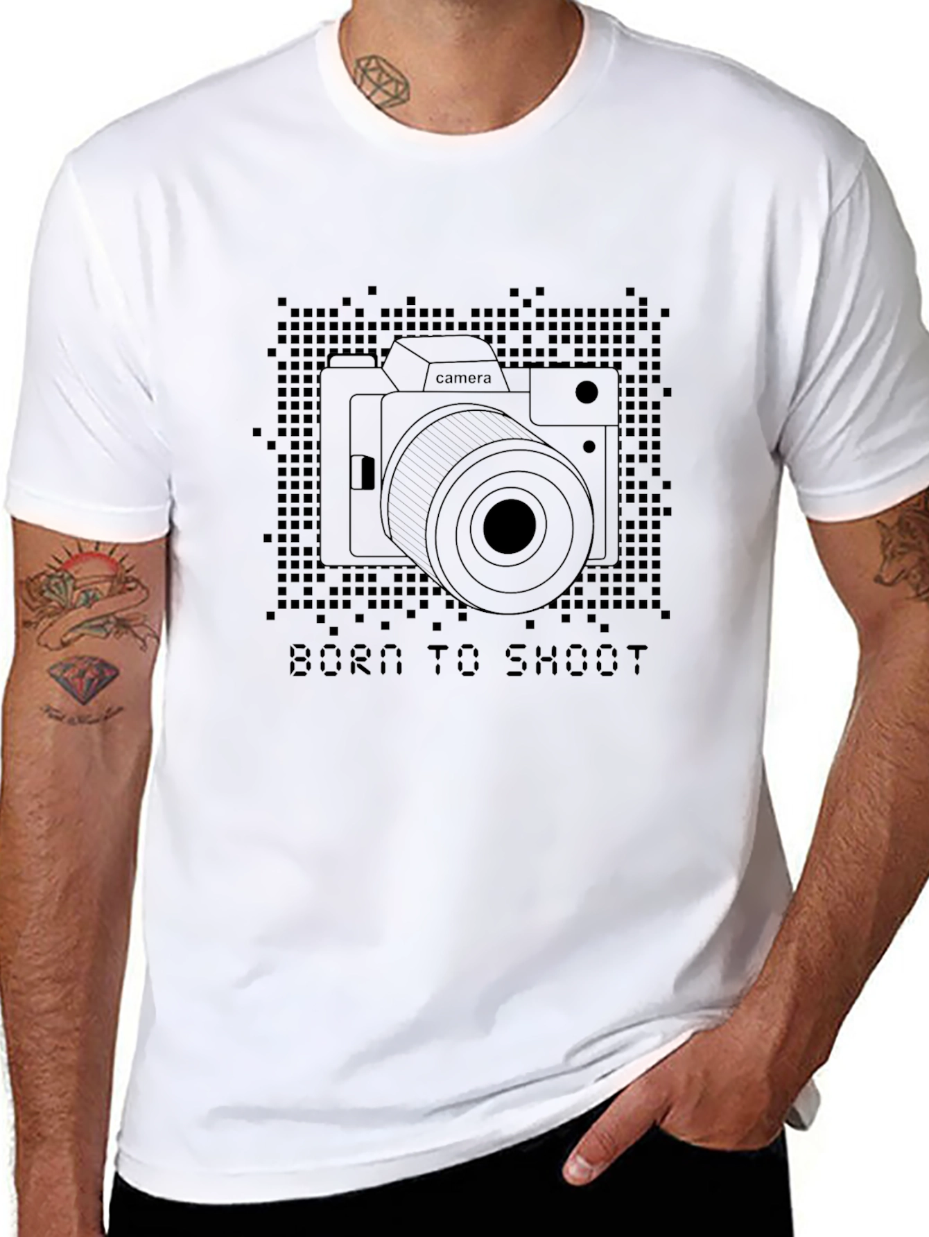 Born to Shoot: Camera Graphic T-Shirt