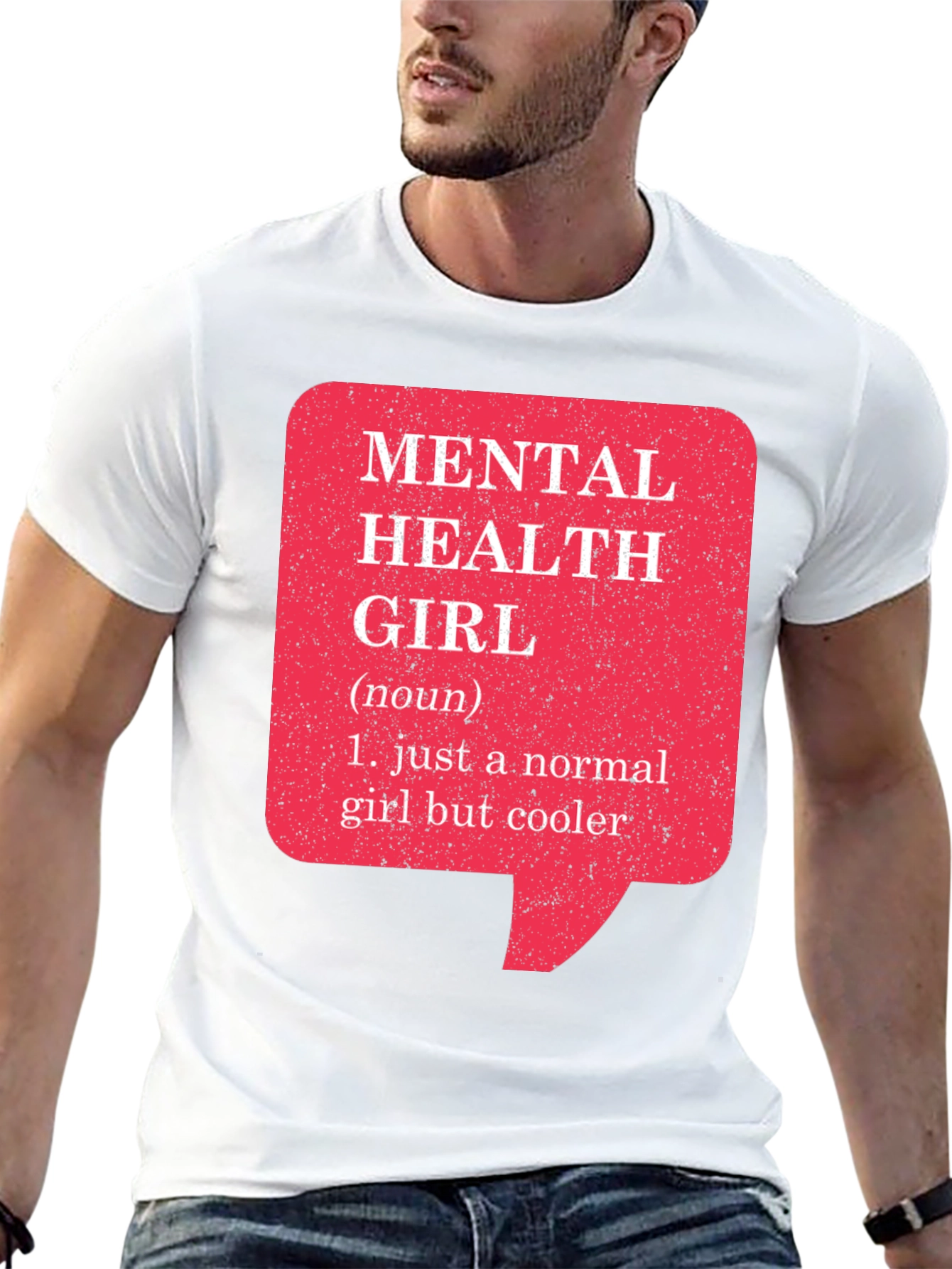 Mental Health Girl Graphic T-Shirt