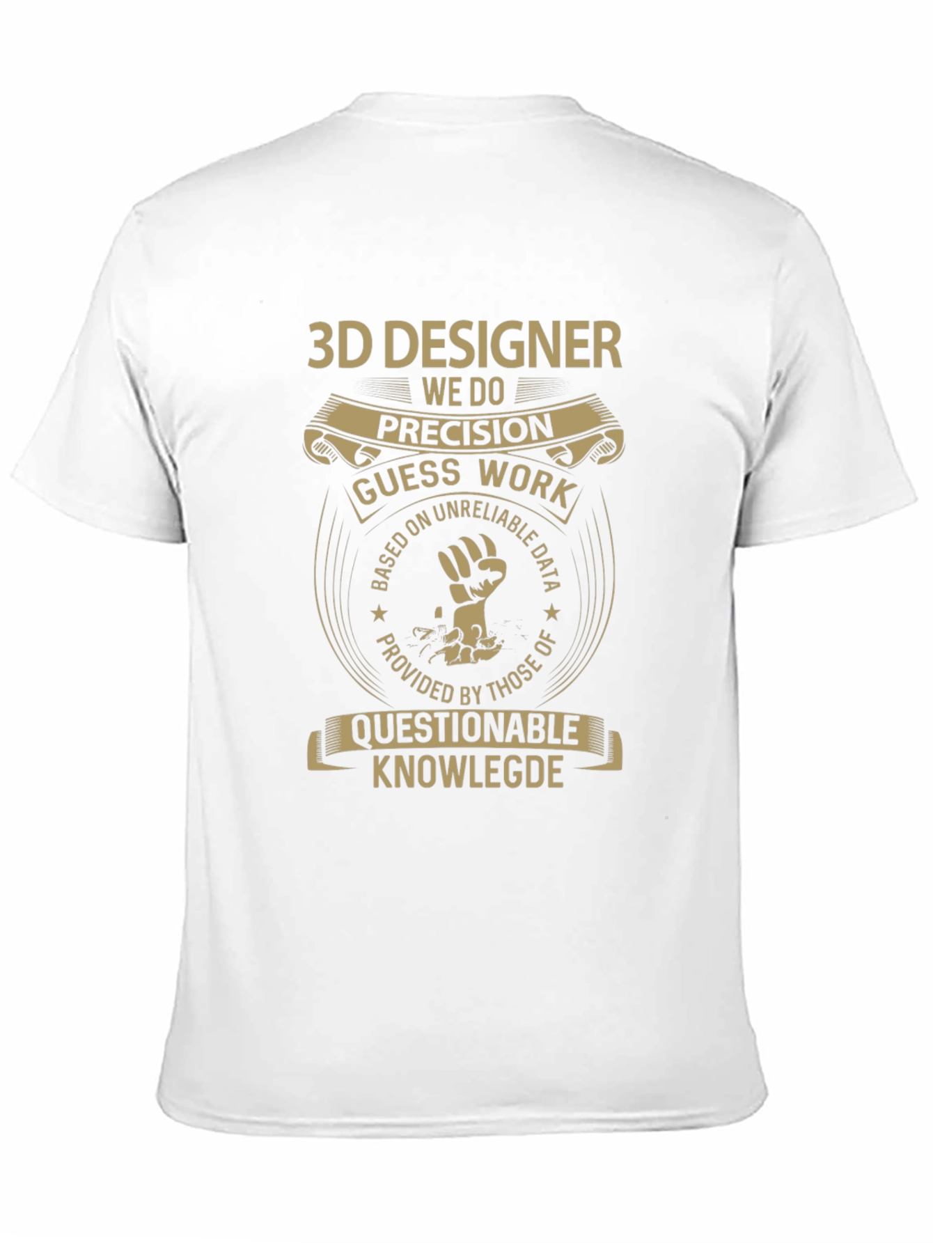 3D Designer Precision Graphic Tee