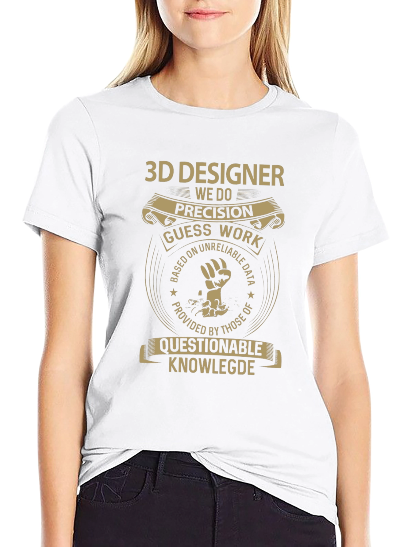 3D Designer Precision Graphic Tee